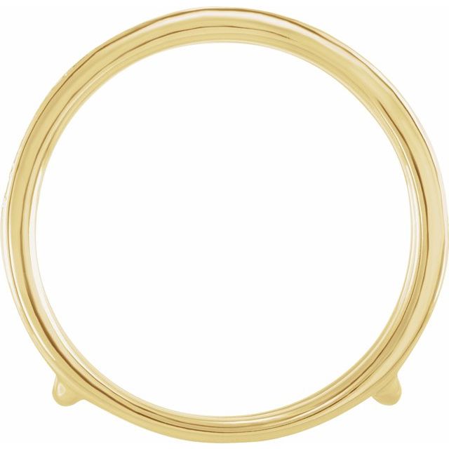 14K Yellow 1/5 CTW Lab Grown Diamond Ring Guard